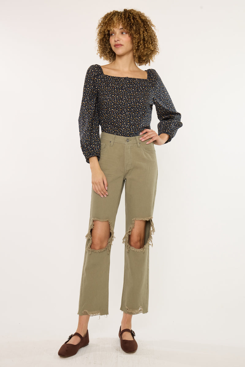 Blakely High Rise Straight Leg Jeans - Official Kancan USA