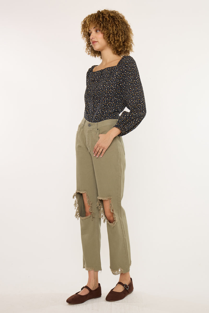 Blakely High Rise Straight Leg Jeans - Official Kancan USA