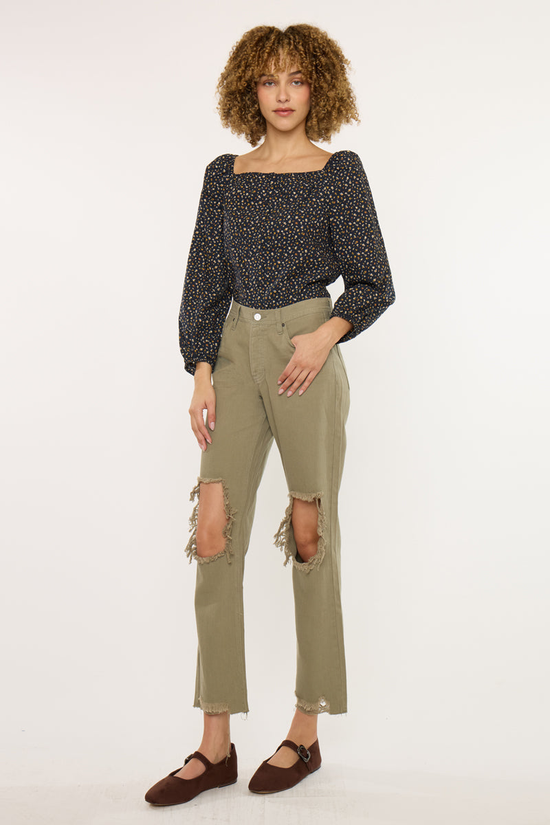 Blakely High Rise Straight Leg Jeans - Official Kancan USA