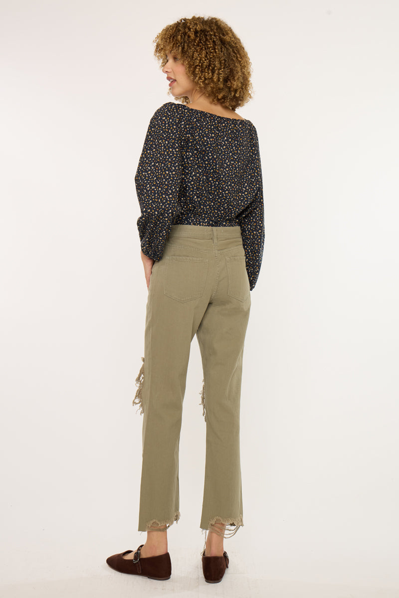 Blakely High Rise Straight Leg Jeans - Official Kancan USA