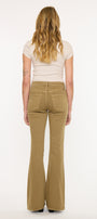 Olive High Rise Flare - Official Kancan USA