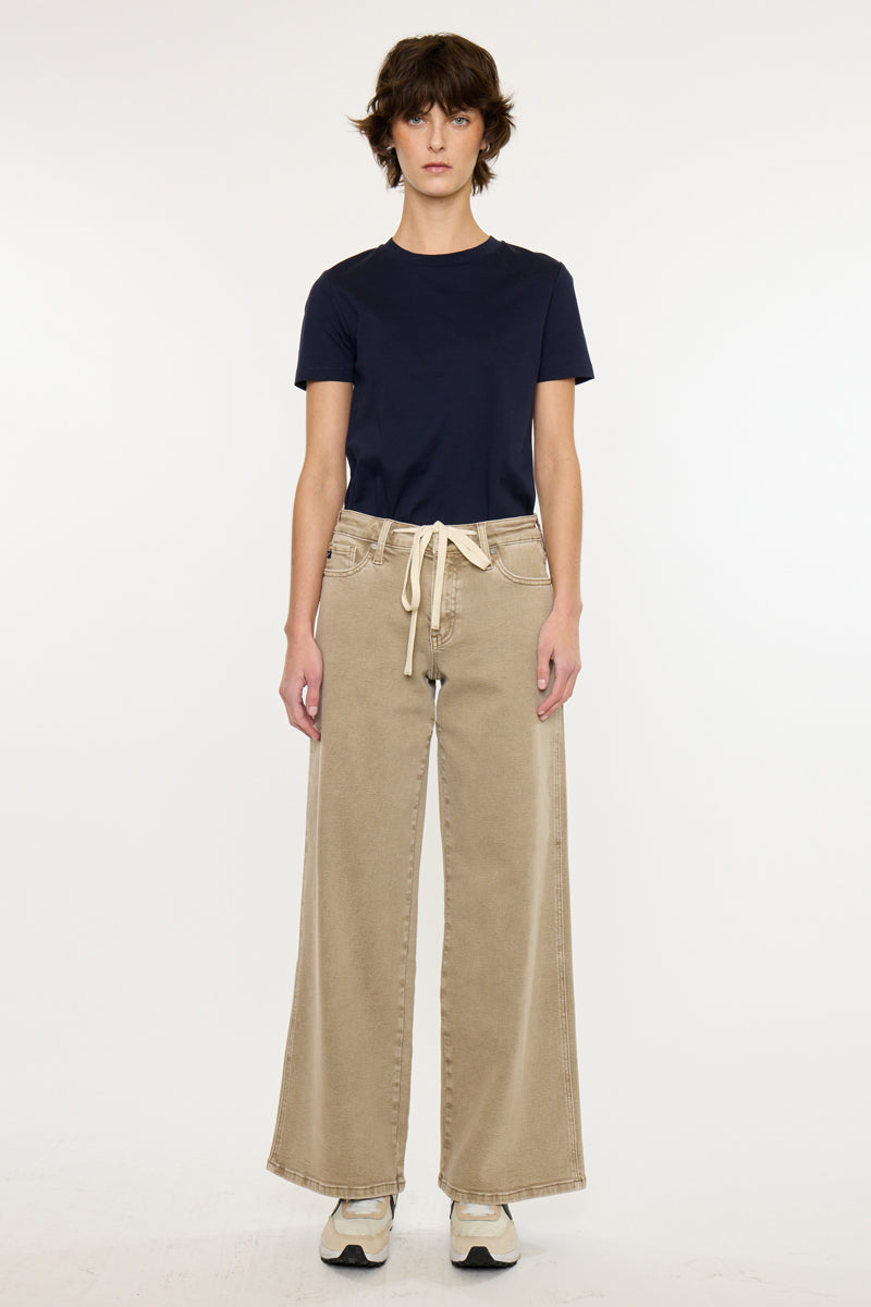 Natty Mid Rise Wide Flare - Official Kancan USA