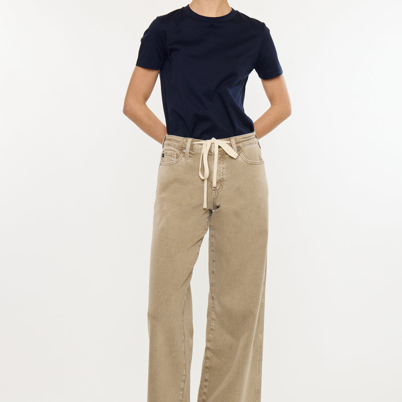 Natty Mid Rise Wide Flare - Official Kancan USA