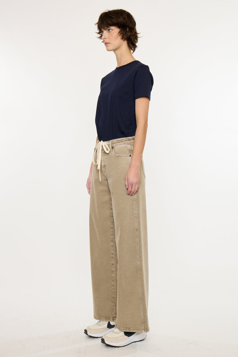 Natty Mid Rise Wide Flare - Official Kancan USA