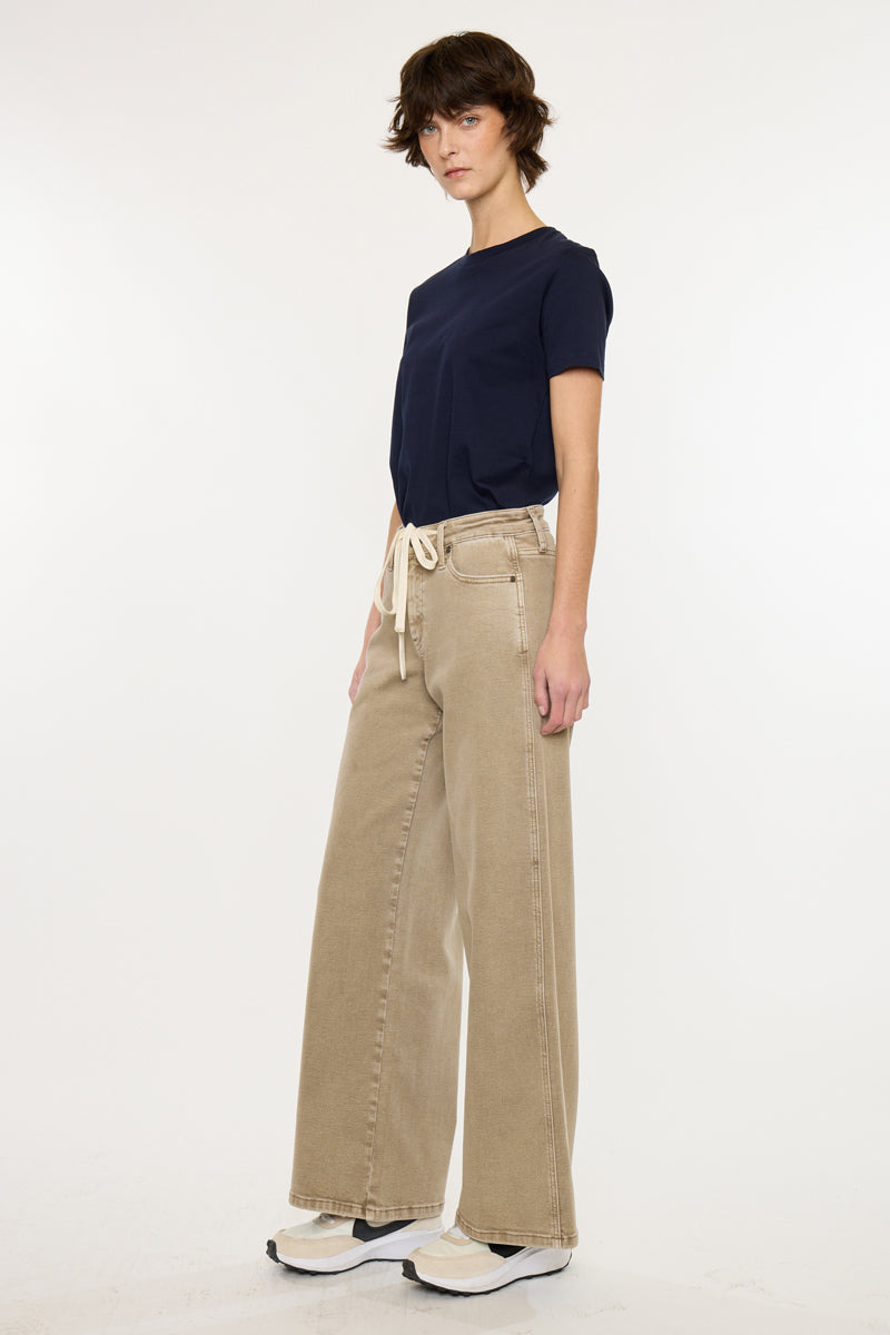 Natty Mid Rise Wide Flare - Official Kancan USA