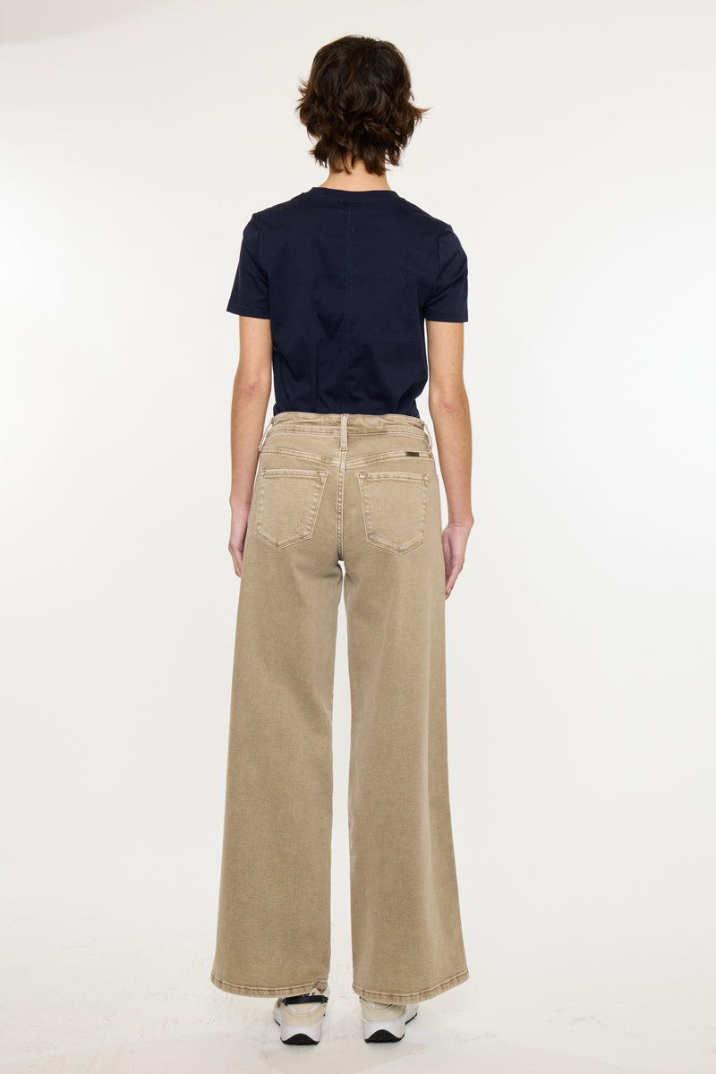 Natty Mid Rise Wide Flare - Official Kancan USA