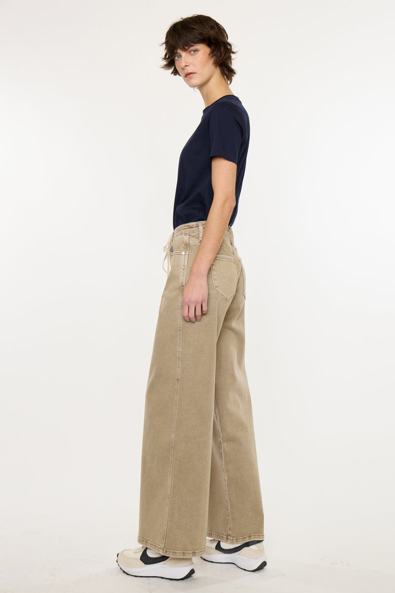 Natty Mid Rise Wide Flare – Kancan USA