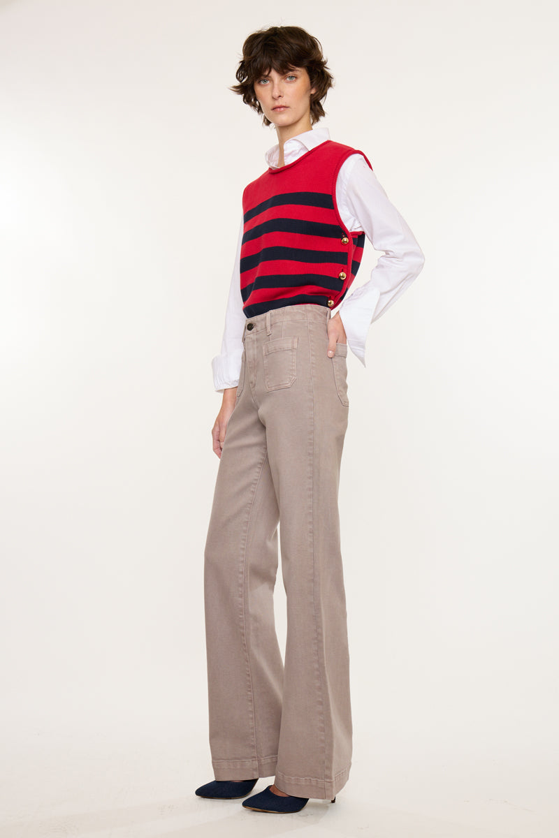 Tracy High Rise Loose Flare - Official Kancan USA