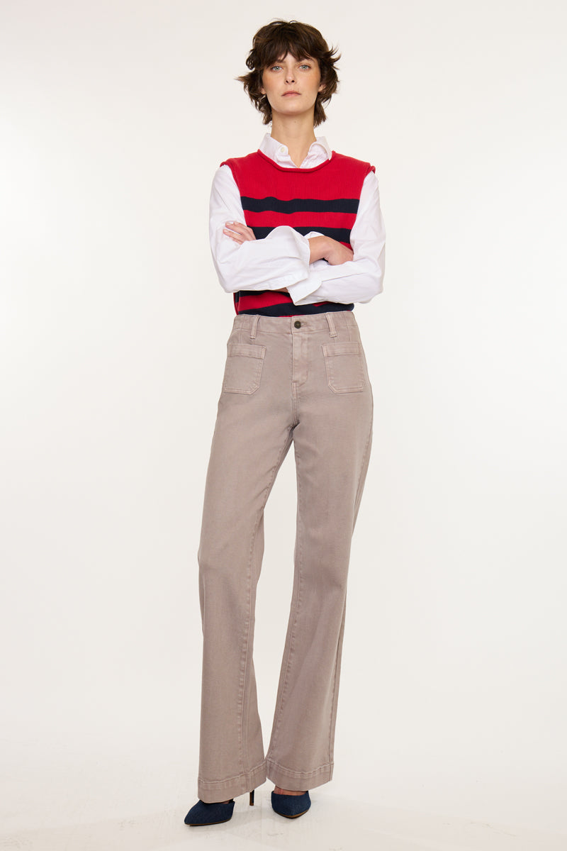 Tracy High Rise Loose Flare - Official Kancan USA