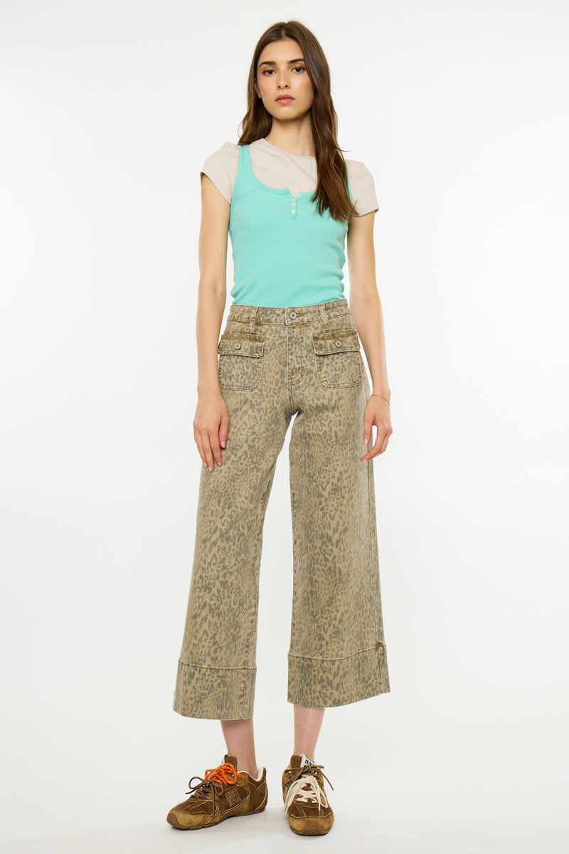 Leonore High Rise Crop Wide