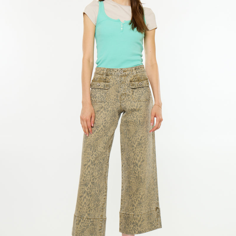 Leonore High Rise Crop Wide