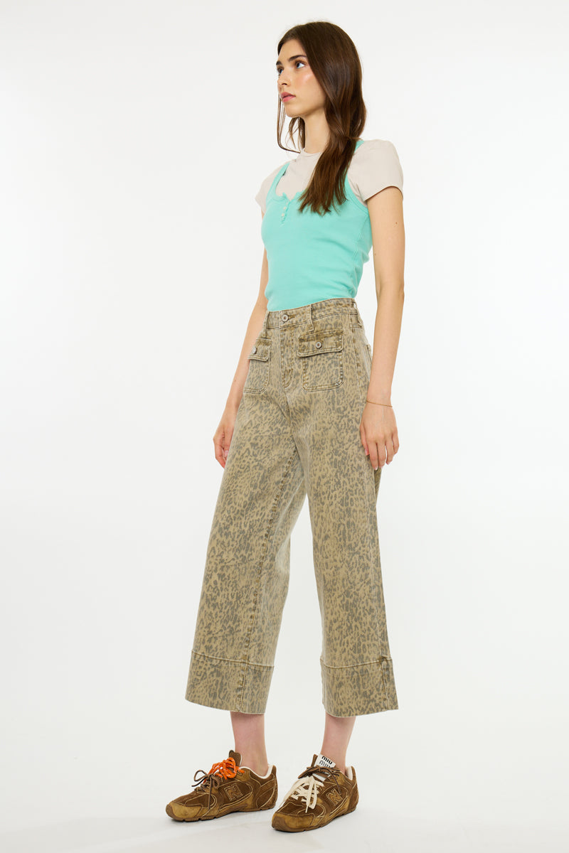 Leonore High Rise Crop Wide