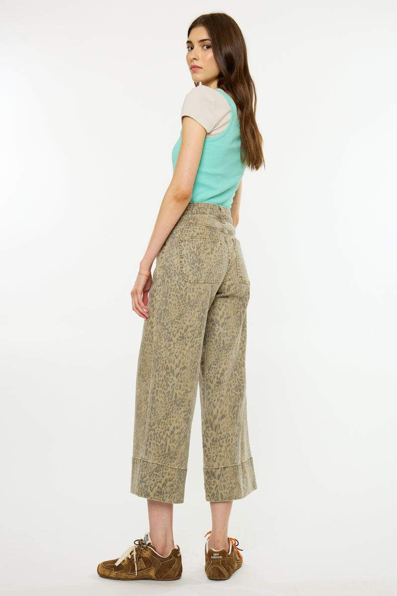 Leonore High Rise Crop Wide
