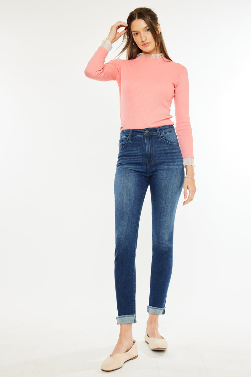 Janice High Rise Cigarette Leg Jeans - Official Kancan USA