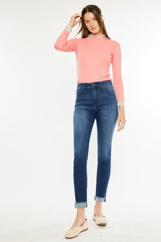 Janice High Rise Cigarette Leg Jeans - Official Kancan USA