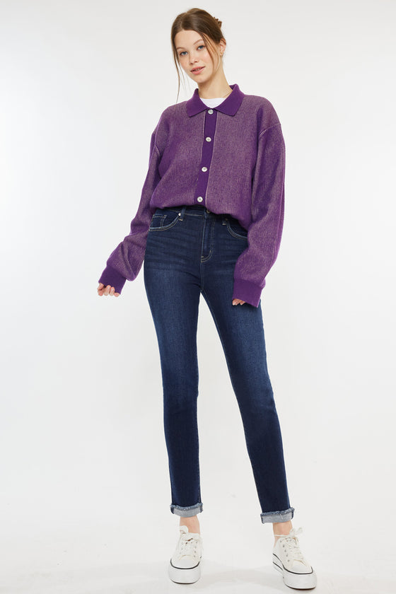 Janice Essentials High Rise Cigarette Leg Jeans