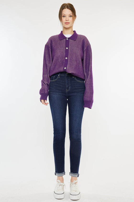 Janice Essentials High Rise Cigarette Leg Jeans