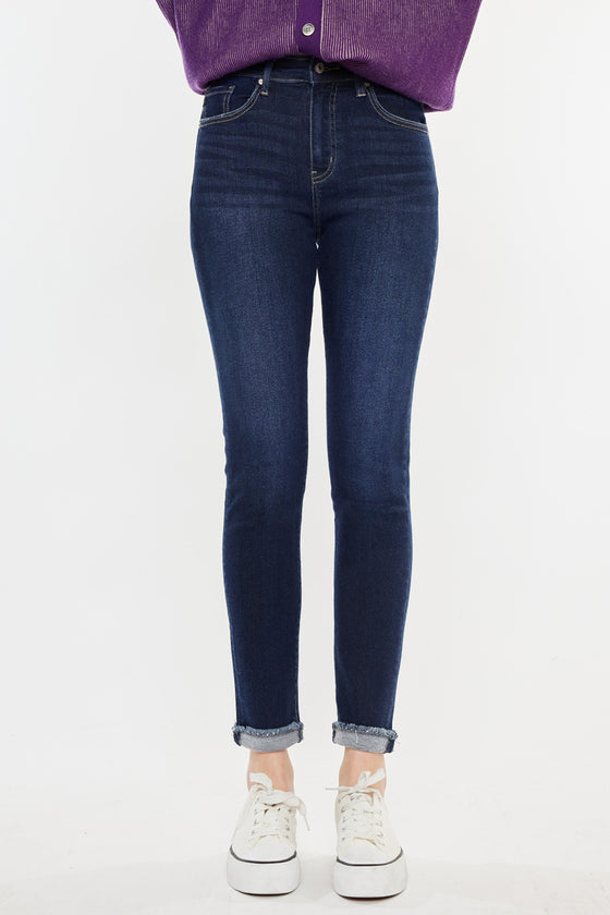 Janice Essentials High Rise Cigarette Leg Jeans