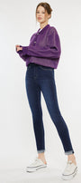 Janice Essentials High Rise Cigarette Leg Jeans - Official Kancan USA