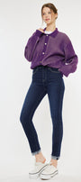 Janice Essentials High Rise Cigarette Leg Jeans - Official Kancan USA