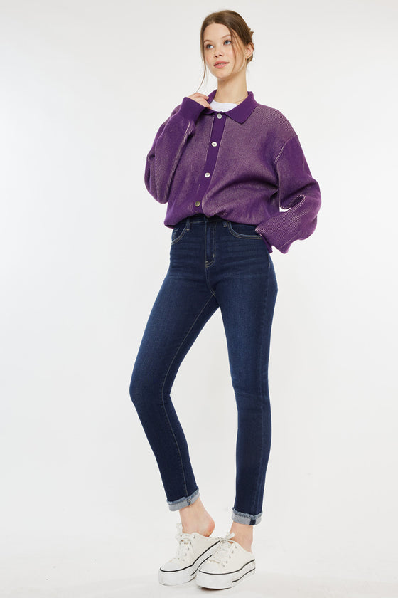 Janice Essentials High Rise Cigarette Leg Jeans