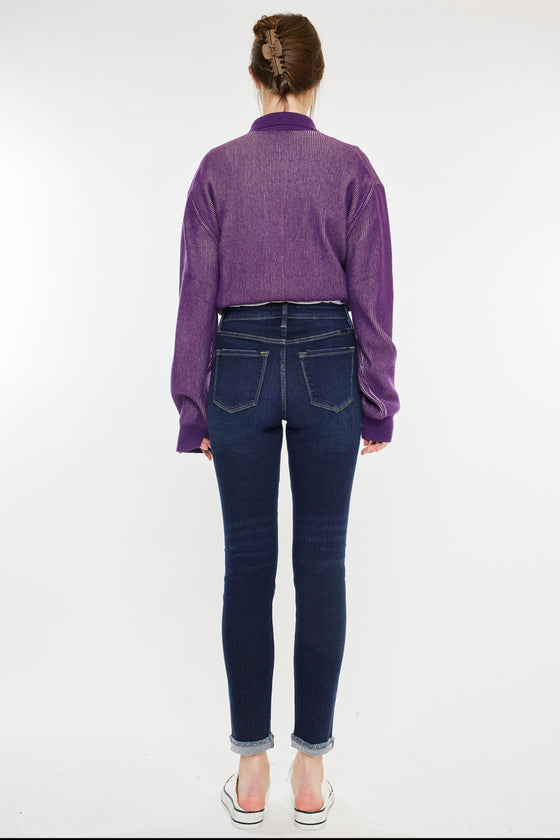 Janice Essentials High Rise Cigarette Leg Jeans