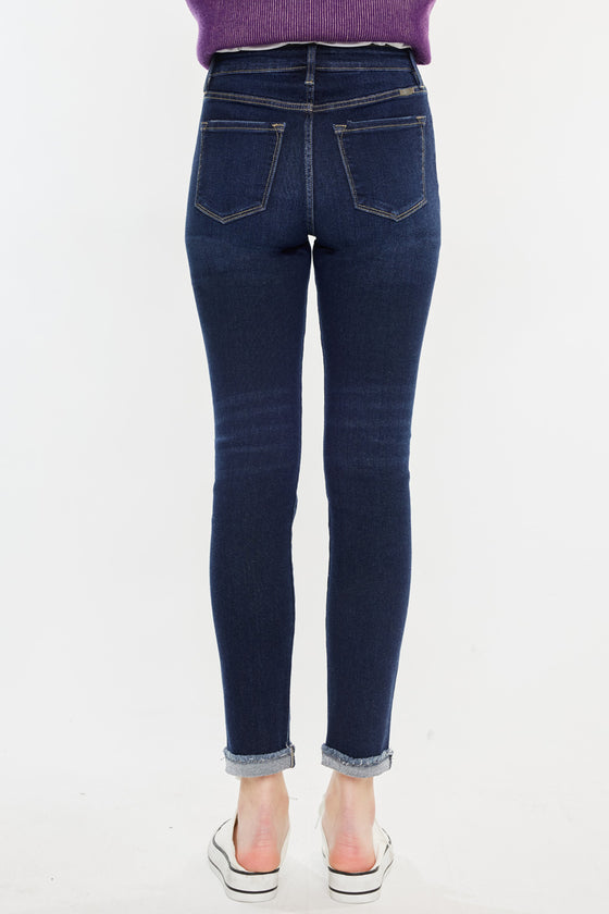 Janice Essentials High Rise Cigarette Leg Jeans