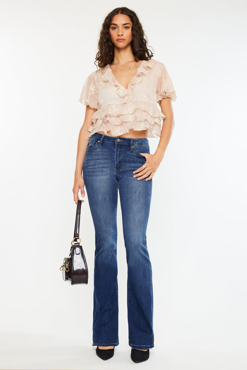 Constance Essentials High Rise Bootcut Jeans - Official Kancan USA