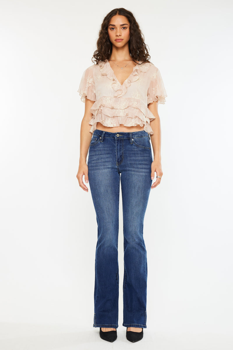 Constance Essentials High Rise Bootcut Jeans - Official Kancan USA