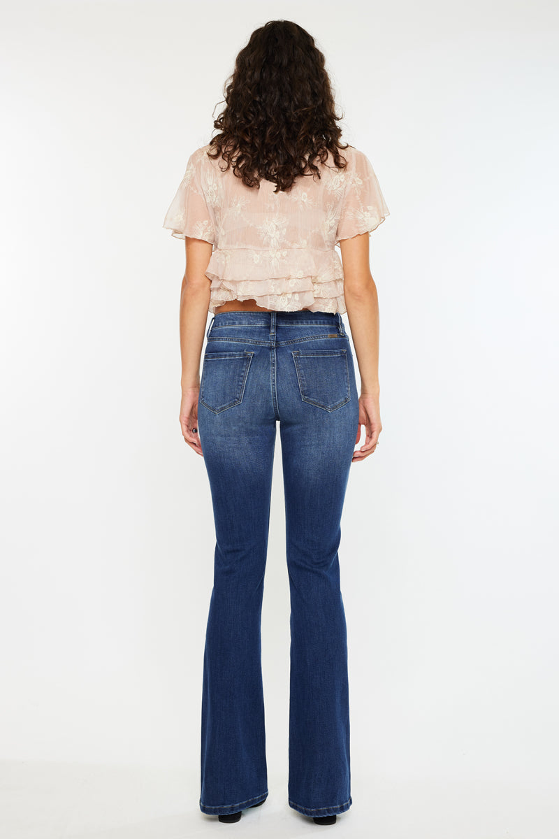 Flare Jeans Womens Bootcut Jeans Size 14 Constance Essentials High