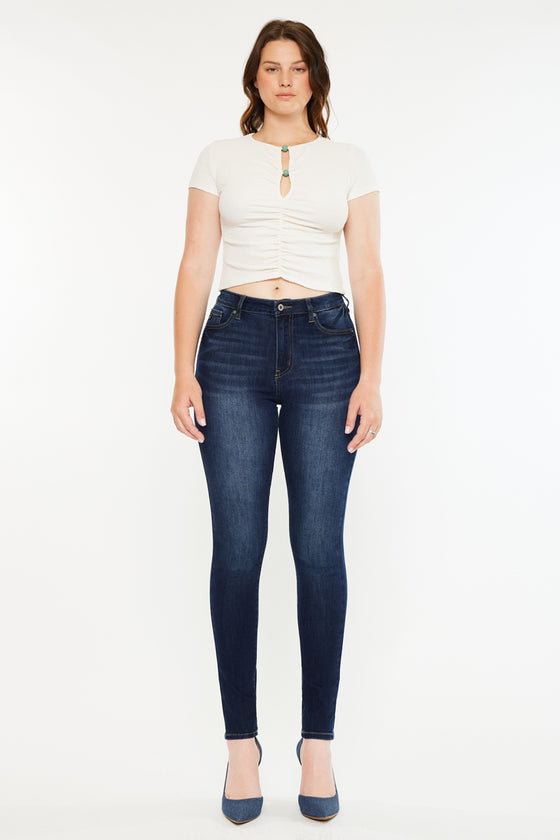 Effie Essentials High Rise Skinny Jeans - Curvy