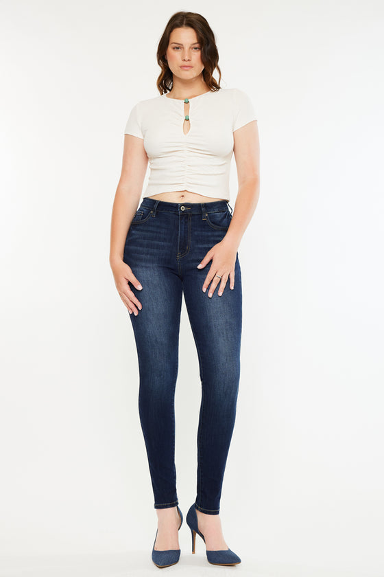 Effie Essentials High Rise Skinny Jeans - Curvy