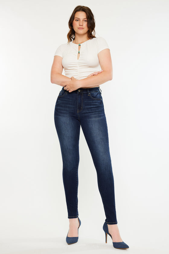 Effie Essentials High Rise Skinny Jeans - Curvy