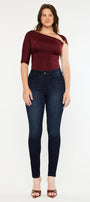 Effie Essentials High Rise Skinny Jeans - Curvy - Official Kancan USA