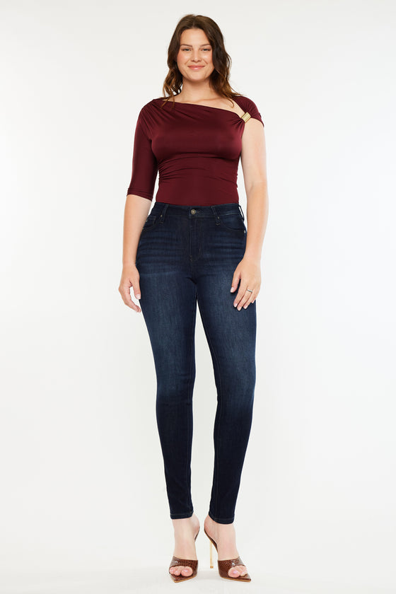 Effie Essentials High Rise Skinny Jeans - Curvy