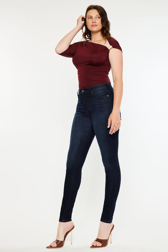 Effie Essentials High Rise Skinny Jeans - Curvy