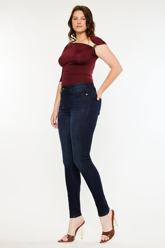 Effie Essentials High Rise Skinny Jeans - Curvy