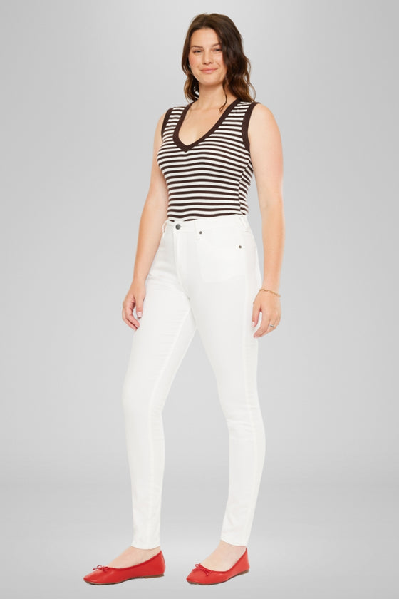 Effie Essentials High Rise Skinny Jeans - Curvy