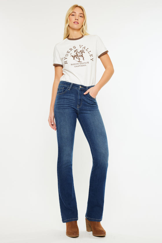 Denver High Rise Bootcut Jeans - Official Kancan USA