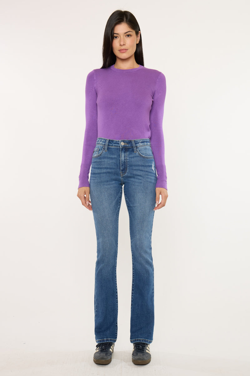 Denver Essentials High Rise Bootcut Jeans - Official Kancan USA