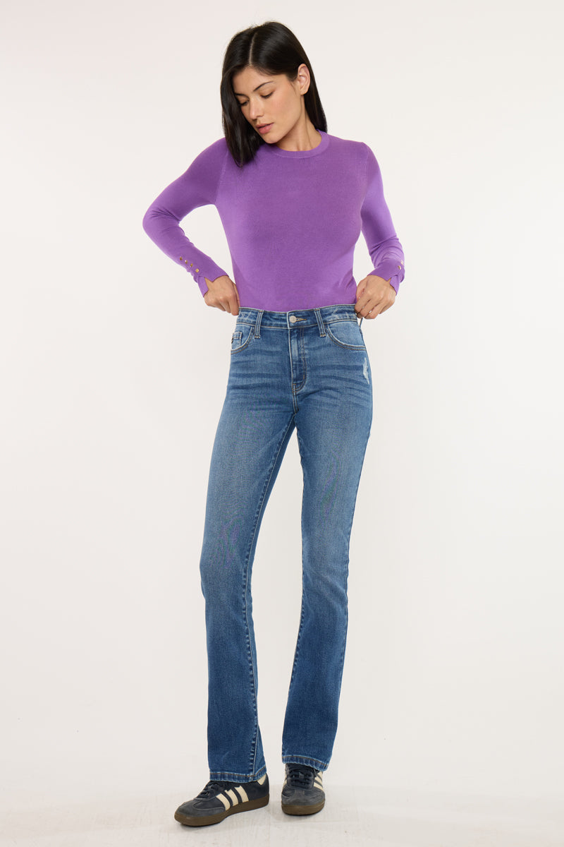 Denver Essentials High Rise Bootcut Jeans - Official Kancan USA