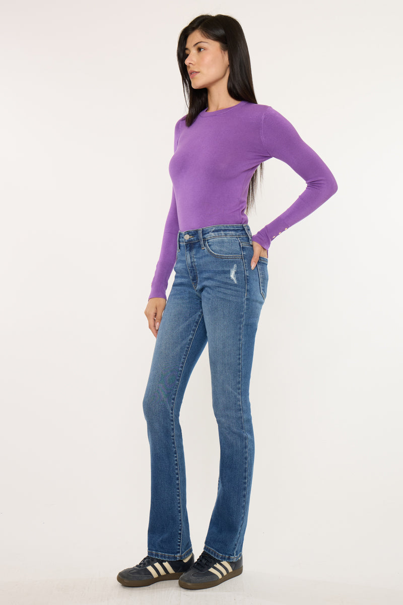 Denver Essentials High Rise Bootcut Jeans - Official Kancan USA