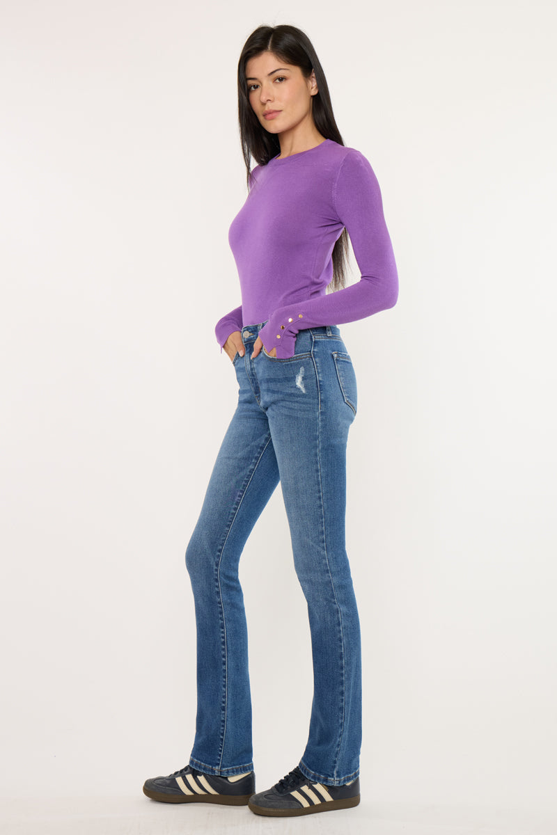 Denver Essentials High Rise Bootcut Jeans - Official Kancan USA