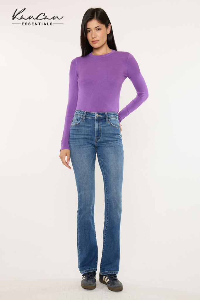 kano品 Denver High Rise Bootcut Jeans | KanCan Essentials | Kancan USA
