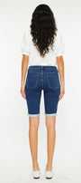Blanco Mid Rise Bermuda Shorts - Official Kancan USA