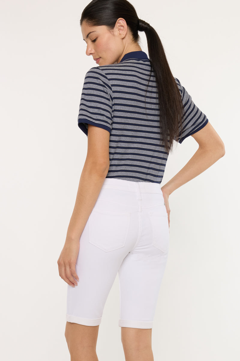 Berry Essentials Mid Rise Bermuda Shorts