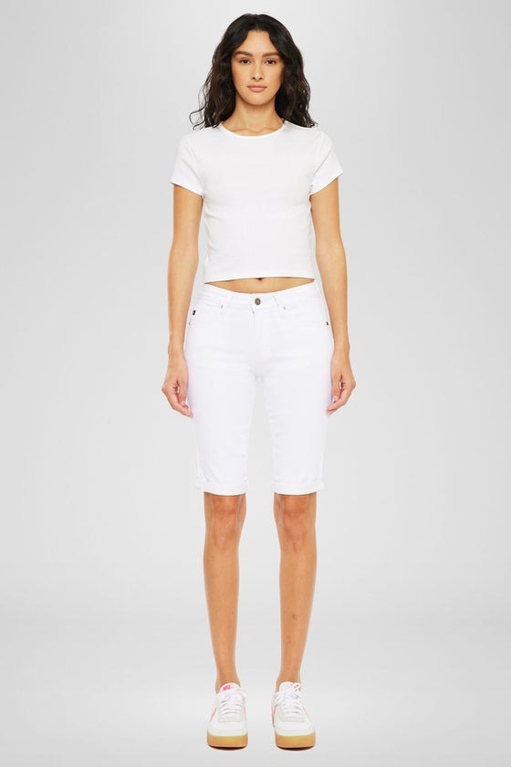 Berry Mid Rise Bermuda Shorts - Official Kancan USA