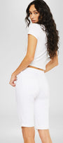 Berry Mid Rise Bermuda Shorts - Official Kancan USA