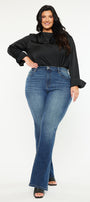 Tiffany High Rise Skinny Bootcut Jeans (Plus Size) - Official Kancan USA