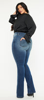 Tiffany High Rise Skinny Bootcut Jeans (Plus Size) - Official Kancan USA